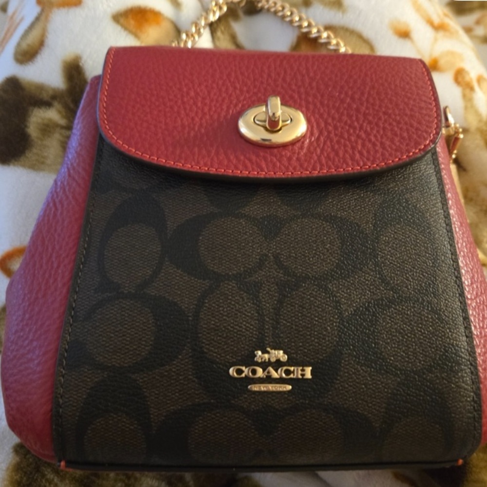 Coach Convertible Mini Backpack In Signature Canvas - Picture 5 of 8